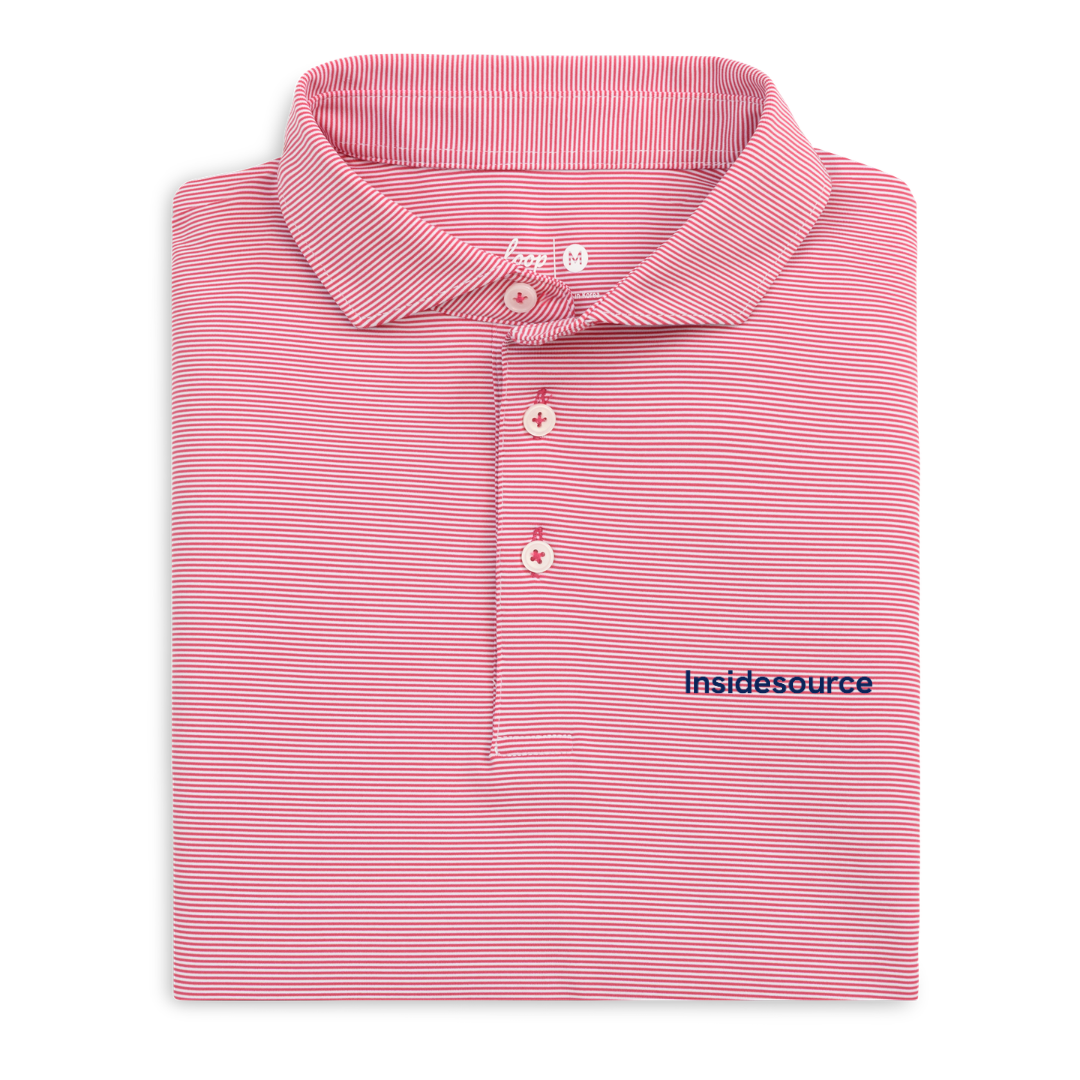 Insidesource Stripe Polo