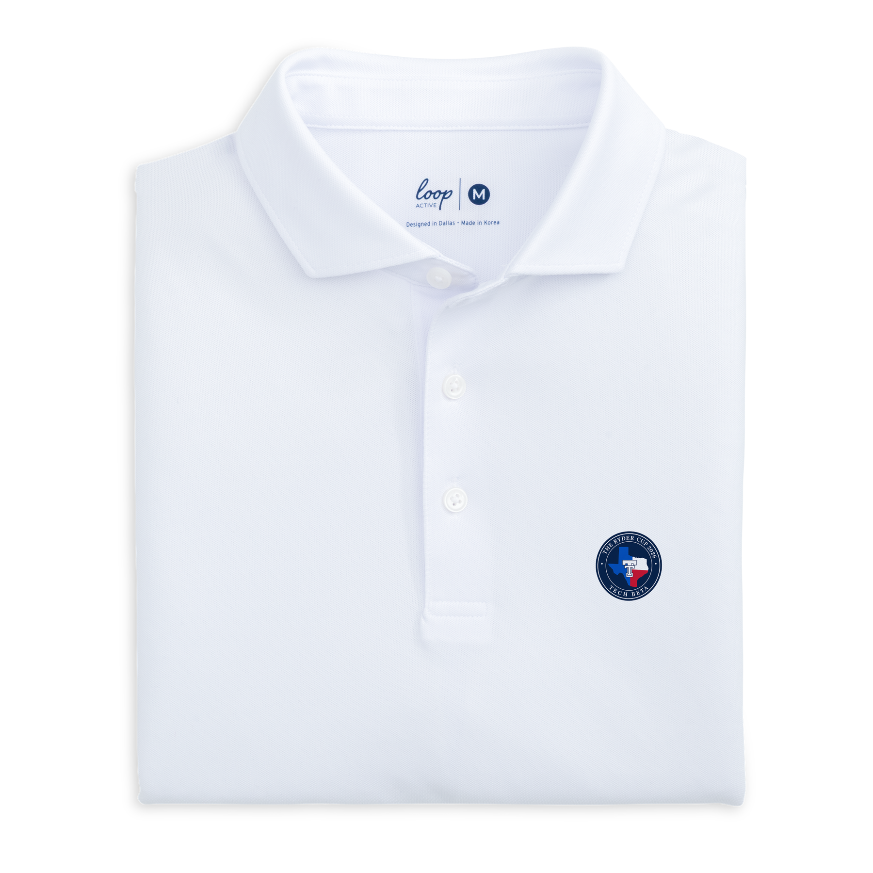 Texas Tech Beta Polo - White