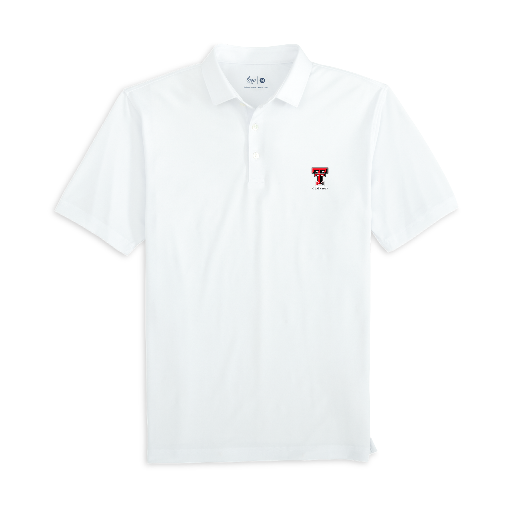 Texas Tech Epsilon Polo - White